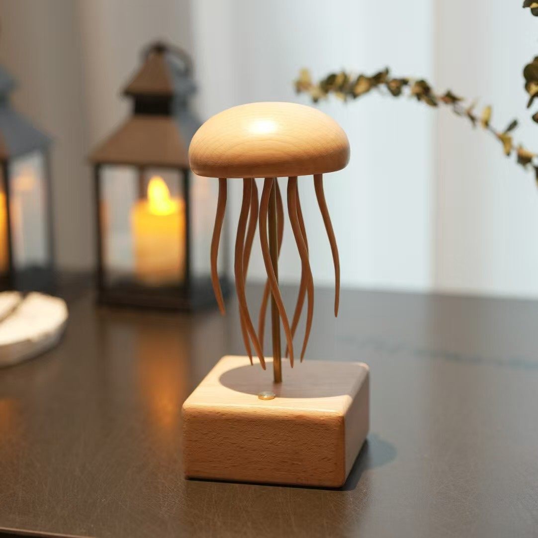 Handcrafted Wooden Jellyfish