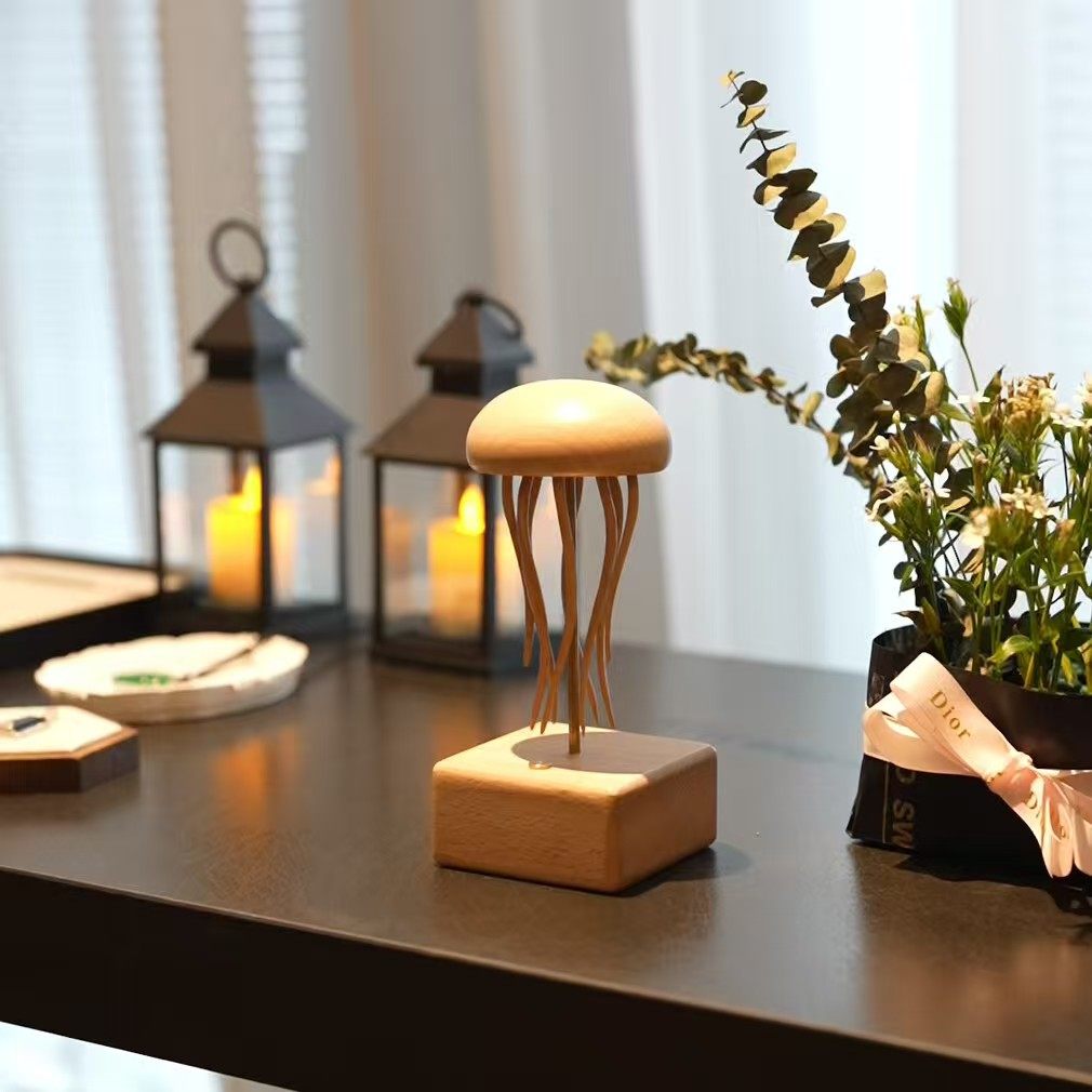 Handcrafted Wooden Jellyfish