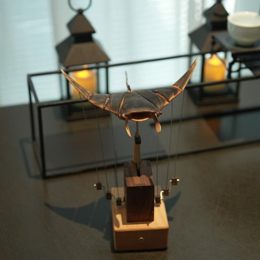 Handmade Wooden Manta Ray