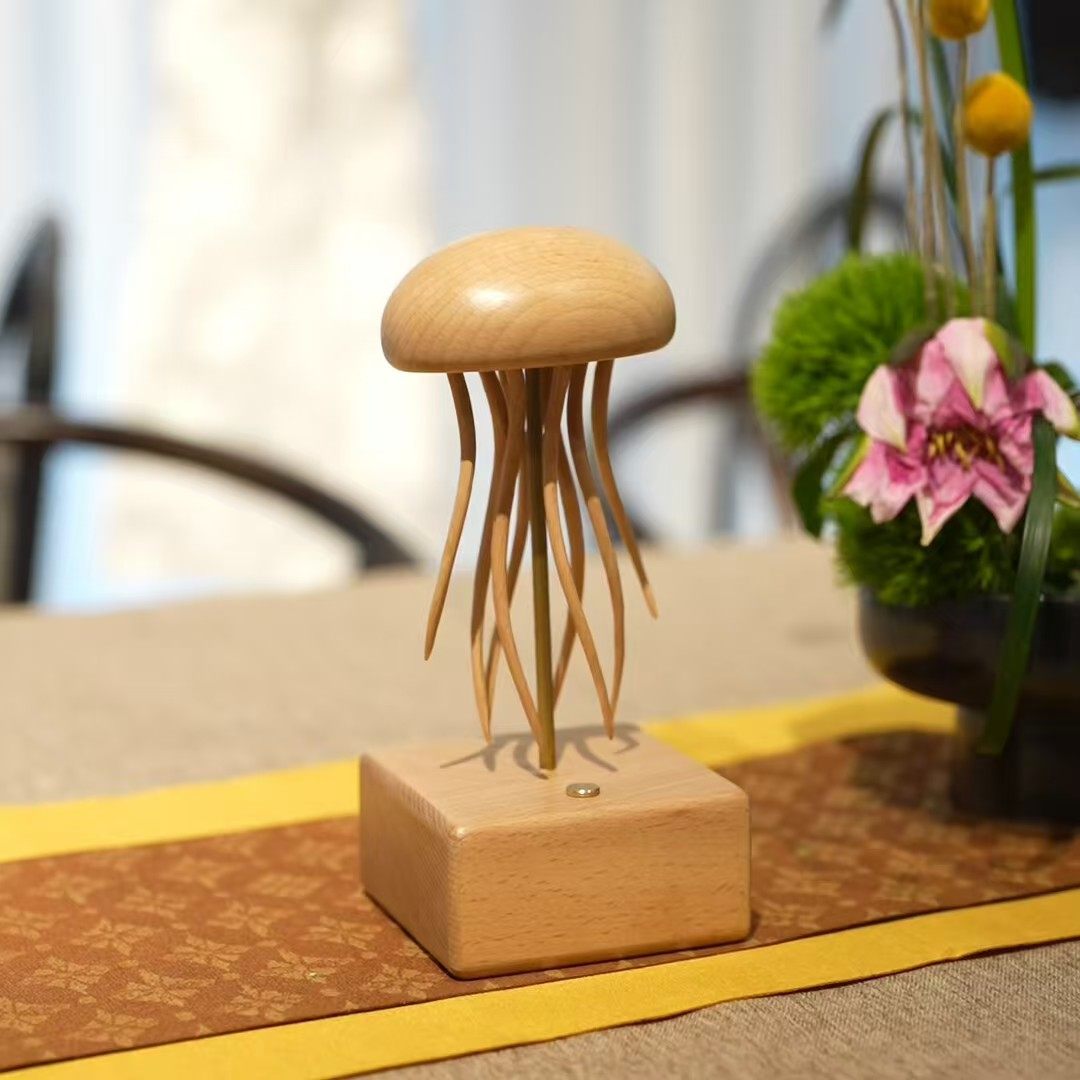 Handcrafted Wooden Jellyfish