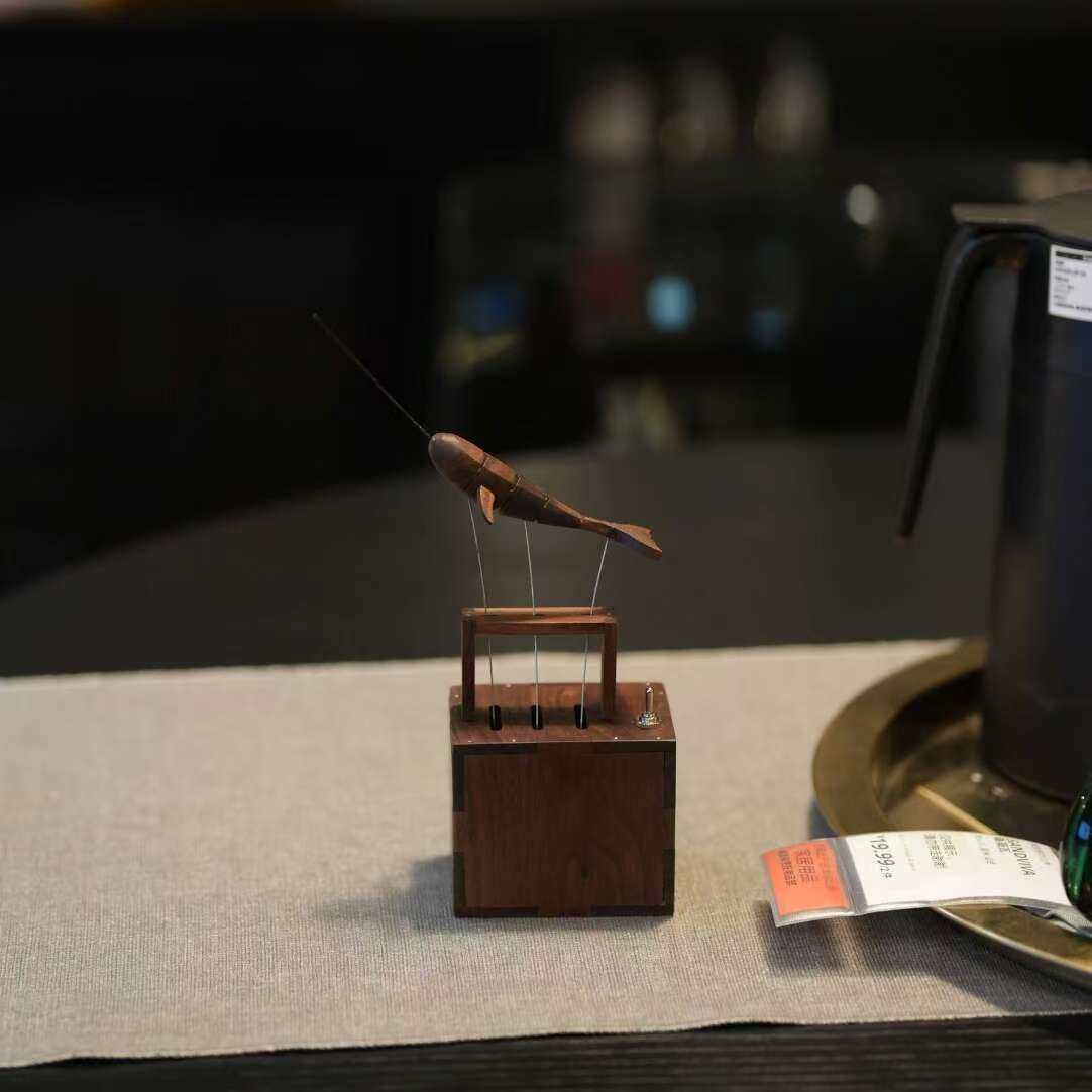 Handcrafted Wooden Narwhal