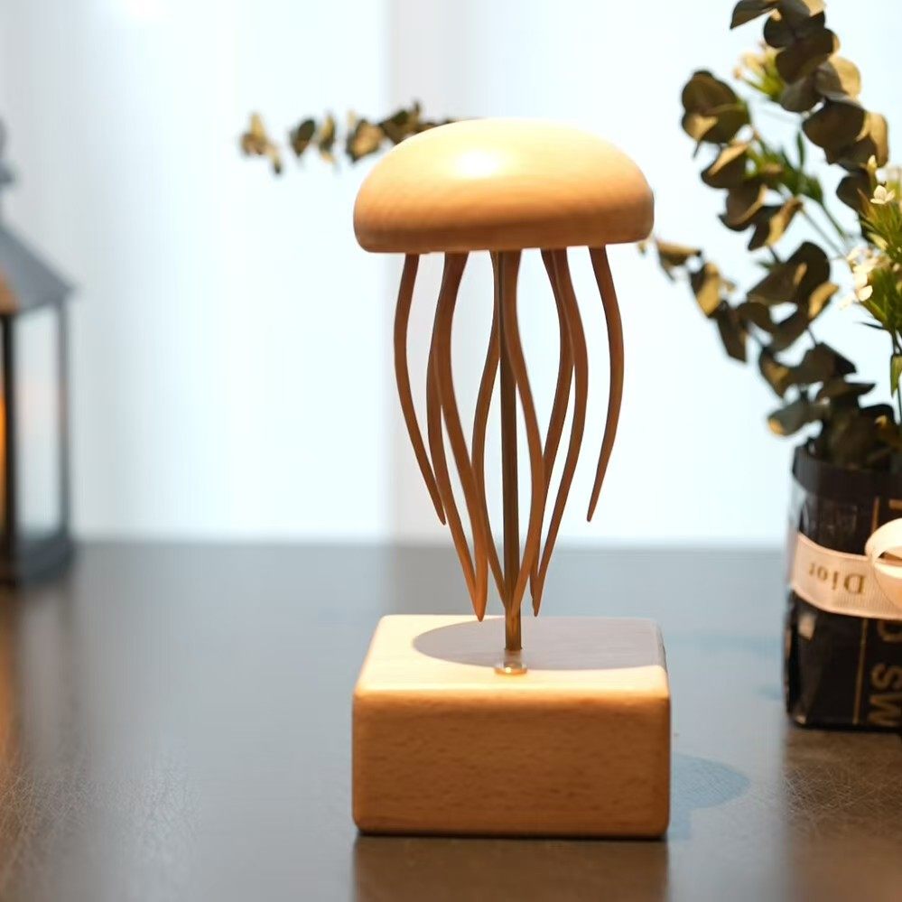 Handcrafted Wooden Jellyfish