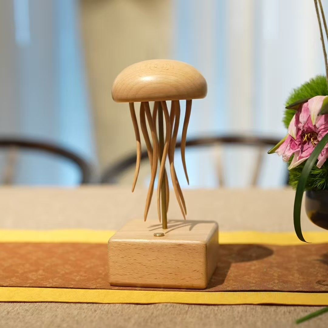 Handcrafted Wooden Jellyfish
