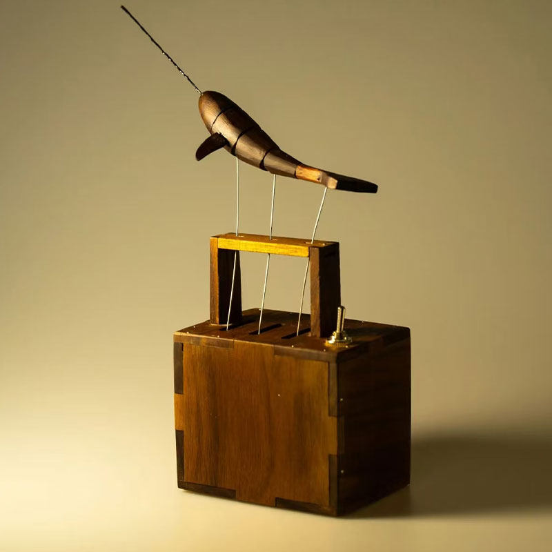 Handcrafted Wooden Narwhal