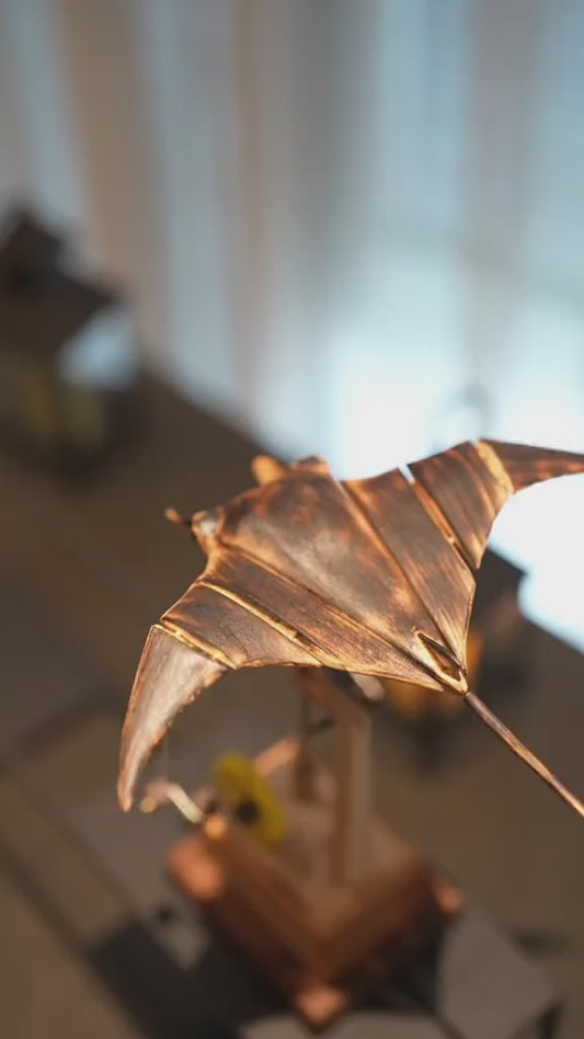 Handmade Wooden Manta Ray